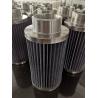 Buy cheap Spunbond Pleated Dust Filter Cartridge With Thread Stainless Steel Cover from wholesalers