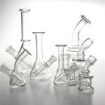 10mm 14mm Mini Female Glass Bong Pyrex Hookah Oil Rigs Smoking