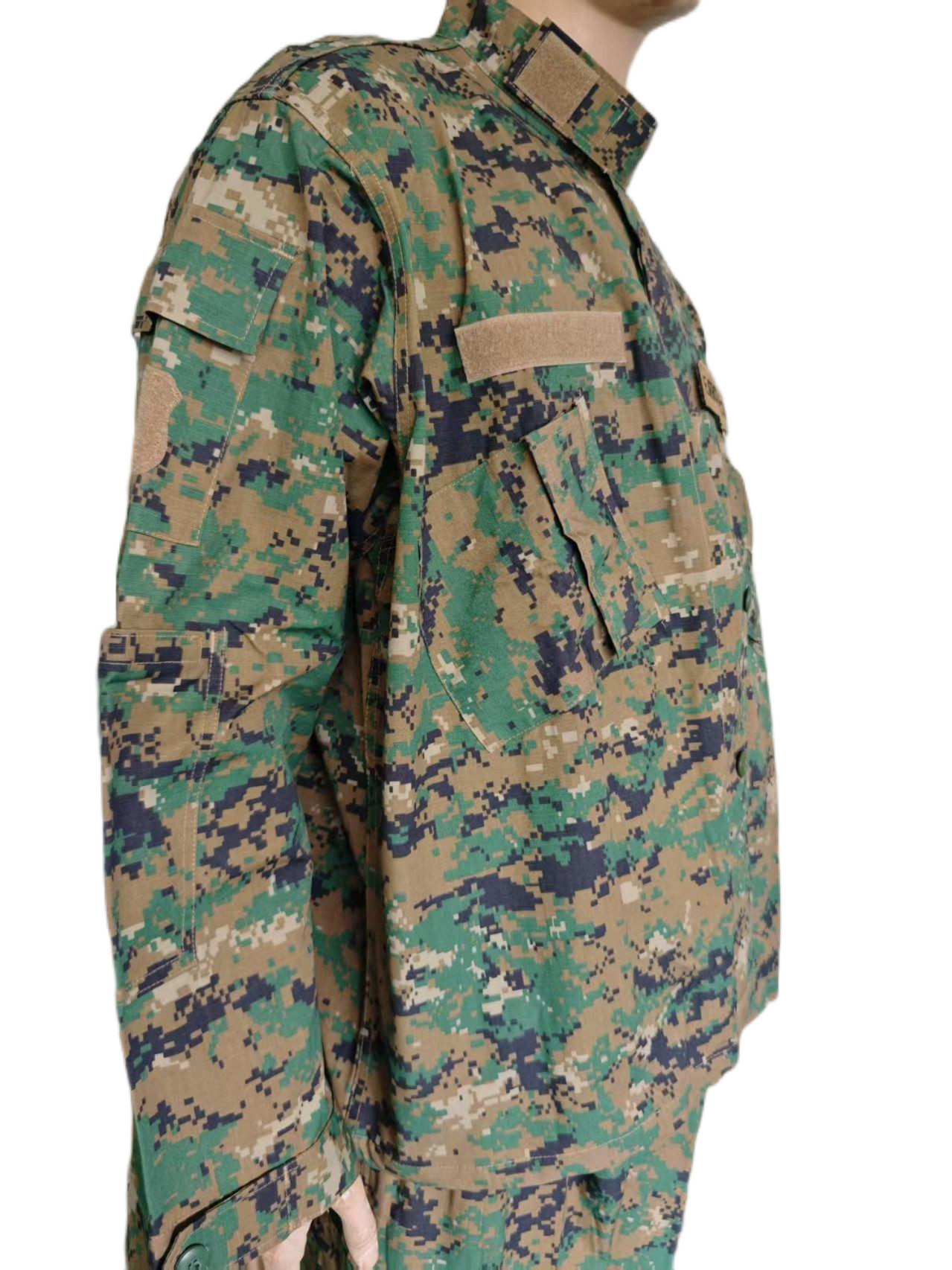 ACU Green Tactical Field Uniform 50 50 Nylon Cotton Combat Blend
