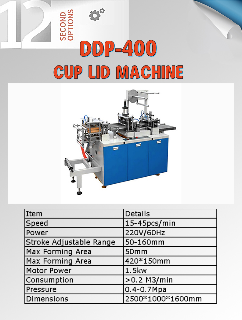 2500*1000*1600mm Cover Forming Machine Plastic Lid Making Machine