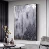 Buy cheap Customized Size Accepted Handpainted Abstract Silver Foil Art Oil Painting Wall Art Decorative Painting from wholesalers