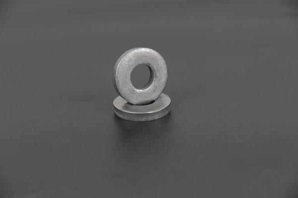 Buy cheap High Precision SAE Flat Washer , Flat Metal Washer Zero Error White Zinc from wholesalers