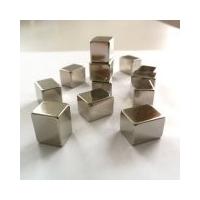 Buy cheap HSMAG Samarium Cobalt Sm2Co17 Cube Magnet Electroplated Silver product