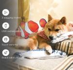 Electric Moving Interactive Floppy Fish Dog Toy For Small Medium Dogs