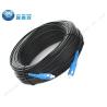 Buy cheap 50m 100m SC UPC Single Mode Simplex Outdoor FTTH Fiber Optic Drop Wire from wholesalers