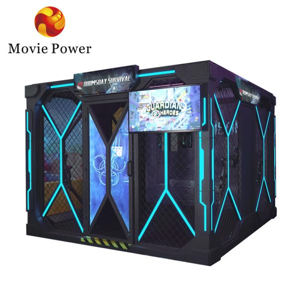 Fiberglass 9d Vr Shooting Simulator Room Walking Platform Virtual Reality Games