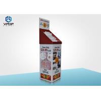 Buy cheap Portable Cardboard Floor Display Stands 54 * 40 * 168 cm For Calendars / Books product