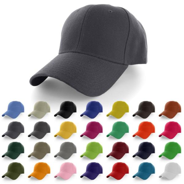 Blank Baseball Cap Adjustable Back Strap Cotton Plain Blank Hat Unisex Baseball