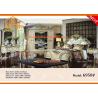 Buy cheap Buy european American antique new leather solid teak wood wooden carving bedroom furniture sets from wholesalers