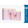 Buy cheap Durable Cardboard Gift Bags / High End Paper Grocery Bags With Handles from wholesalers