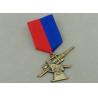 Buy cheap Antique Gold Awards Medals , Zinc Alloy Die Casting Military 3D Awards Medal from wholesalers