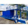 Buy cheap Carbon Steel Industrial Water Purifier Machine , 22kw Packaged Sewage Treatment System from wholesalers