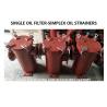 Buy cheap SINGLE OIL FILTER-SIMPLEX OIL STRAINERS BODY - CAST IRON FILTER CARTRIDGE - STAINLESS STEEL from wholesalers