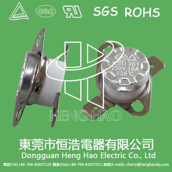 Buy cheap KSD301 mini bimetal thermal switch,KSD301 temperature protector switch from wholesalers