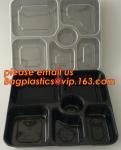 Restaurant Take Away Bento Boxes, Division Food Prep Disposable, Portion