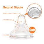 Antique PPSU Milk Multifunctional Baby Bottle Transparent Natural Feeder