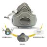 Buy cheap Reusable Dust Masks Filter Half Face Chemical Protective Masks To Protect Against Dust from wholesalers