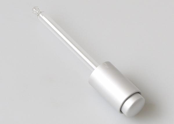 Buy cheap 20mm Glass Bottle Dropper Cap Cosmetic Packaging Push Button Silver from wholesalers