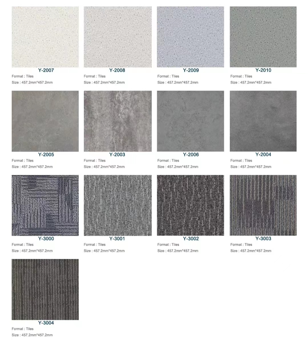 Marble And Carpet LVT Tile Flooring 1.2mm Luxury Vinyl Plank Flooring Waterproof