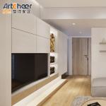 Contemporary Living Room Furniture Modern Luxury Wall Mounted Tv Unit Included