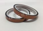 Buy cheap 2 Mils Polyimide Film Heat Resistant Wire Tape , Silicone Adhesive Heat Proof Insulation Tape from wholesalers