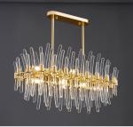 Led Glass Chandelier For Dining Room Kitchen Modern Home Decor led crystal