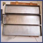 Welding Molybdenum Trays TZM Moly Boat Riveted Sintering Stamping Welding Boats