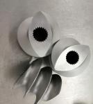 Durable CWJ70 High Efficiency Double Flighted 60HRC Extruder Screw Elements
