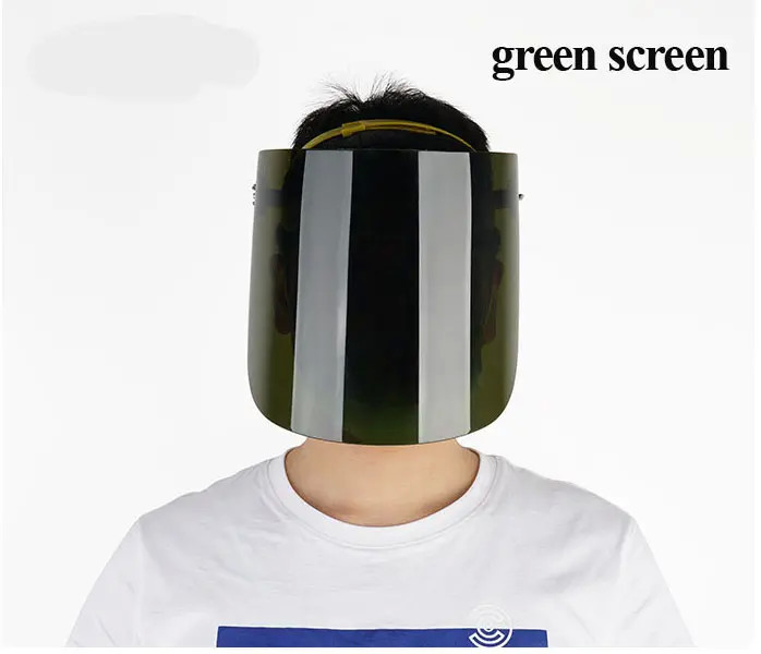 Labor Protection Plastic Welding Mask Adjustable Welding Screen