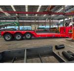 XM Group 4 Axle Low Bed Trailer Hydraulic Front Load Gooseneck Detachable Lowboy