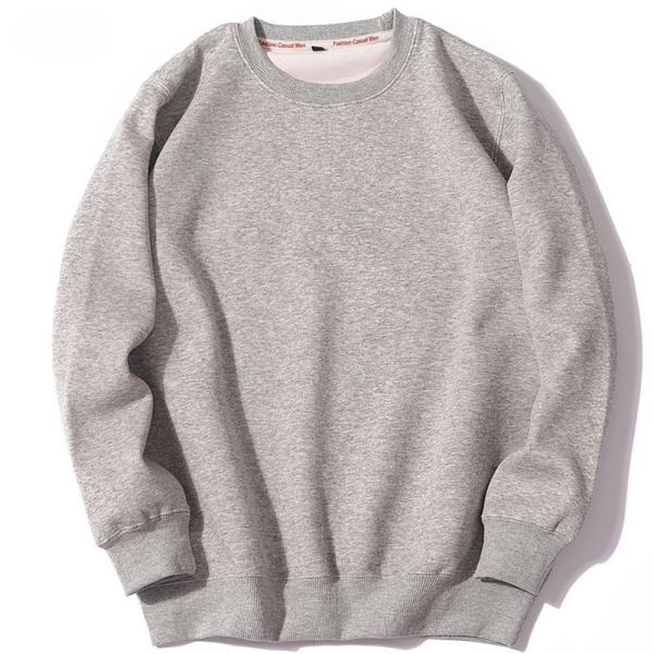 Buy cheap Autumn Mens Crew Neck Sweatshirts , Oversized Round Neck Sweater Regular Sleeve from wholesalers