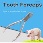 Durable Teeth Cutting Pliers For Rabbit , Stainless Steel Pig Teeth Clipping