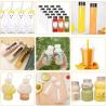 Buy cheap Wholesale 350ml 500ml Square Pet Juice Bottle Plastic Beverage Bottle with Black White Tamper Proof Cap from wholesalers