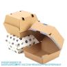 Buy cheap Paper Burger Box, Corrugated Hamburg Box 300gsm Paper Fast Food Disposable Paperboard 1-6 Colors Food Pack from wholesalers