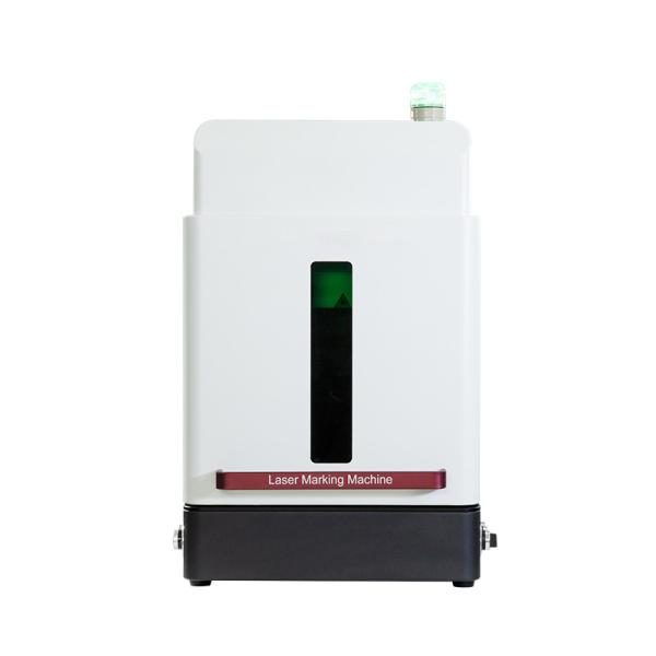 Laser Men full enclosed mini smart fiber laser marking machine 20w 30w 50w /
