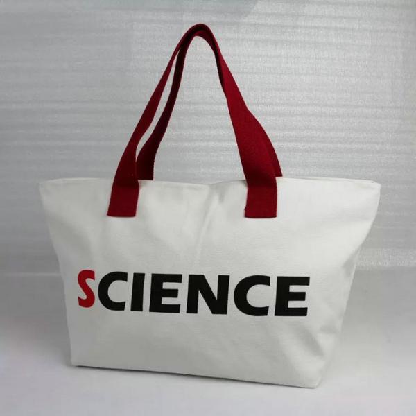 Buy cheap Handled Personalised Shopping Bags Canvas , OEM Extra Large Canvas Tote Bags from wholesalers