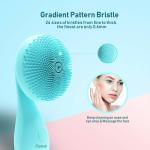 Rotating Magnetic Beads Silicone Facial Cleansing Brush 8000rmp/Min