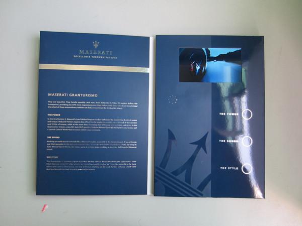Buy cheap 1024X600 Rechargeable Video Mailer Card , Hi FI Speaker LCD Video Brochure from wholesalers