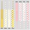 Buy cheap Recyclable Boba Bubble Tea Disposable Biodegradable Paper Straws from wholesalers
