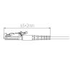 Buy cheap Single Mode E2000 APC Connector 2.0mm Simplex Fiber Optic Cable Durability from wholesalers