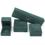 Wholesale Manufacturing Luxury velvet Jewellery Box Personalized Custom logo