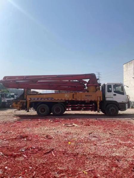 Buy cheap Orange 37m Heavy Equipment Concrete Boom Pump Truck with 43000kgs Capacity in 2011 from wholesalers