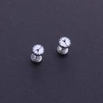 Wholesale Stainless Steel Clock Logo Fake Ear Piercing,Cheater Ear Piercing