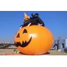 Buy cheap 4m Inflatable Advertising Products Halloween Pumpkin With Black Cat from wholesalers
