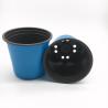 Buy cheap Garden plastic flower pot blue color and a variety size are available from wholesalers