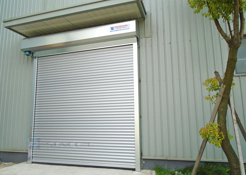 Industrial Wireless Safety Edge Security Door High Speed Rolling Door
