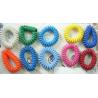 Buy cheap Top quality China export to Europe USA plastic strong colorful wrist coil chain key holder from wholesalers