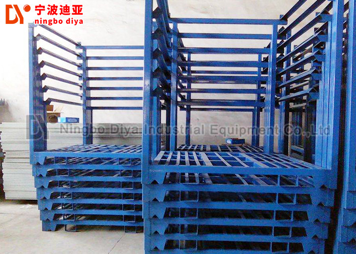 Warehouse portable stacking adjustable metal tire rack storage system