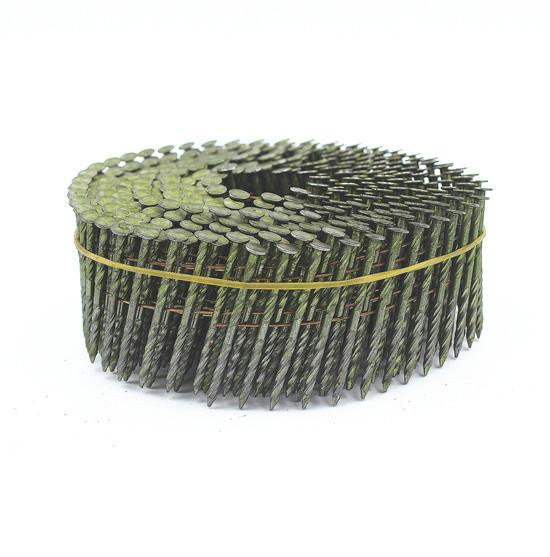 Buy cheap 2.1*35mm 16 Degree Galvanized Steel Welded Coil Screw Nails for Pallet Containers from wholesalers