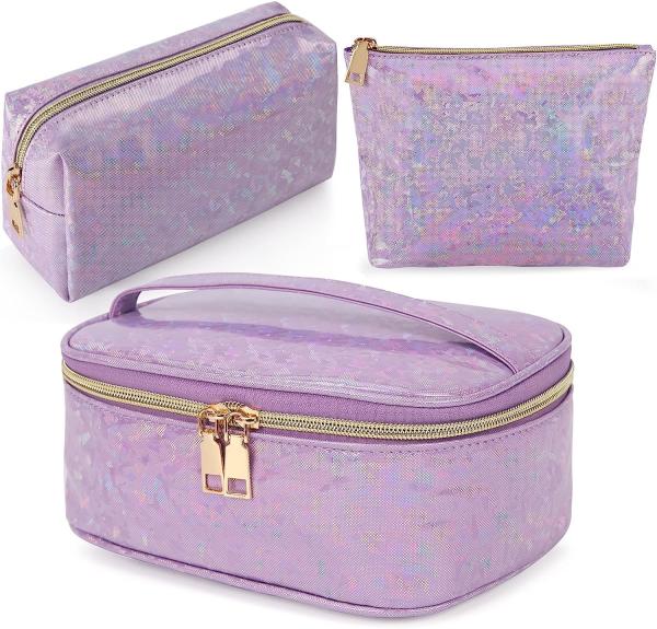 Buy cheap PU Leather Soft Cosmetic Bag Waterproof Pouch Portable Makeup Travel Bag from wholesalers